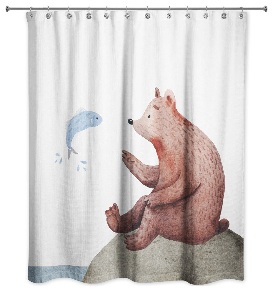 Wildlife Friends 71x74 Shower Curtain