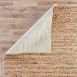 Jaipur Living Canterbury Natural Solid Tan/White Area Rug, 9'x12'