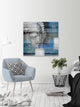 "Blue Buddha" Painting Print, 18x18