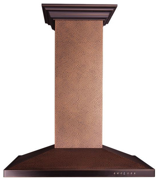 ZLINE 30" Designer Series Hand Hammered Copper Island Mount Range Hood