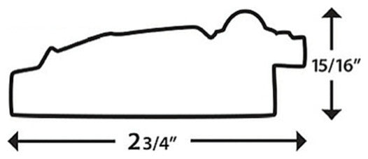 Hillsborough Framed Wall Mirror, Bronze, 28"x36"