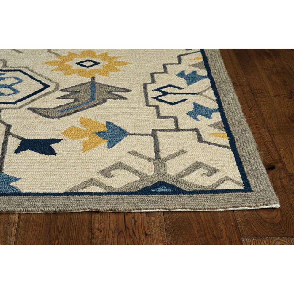 KAS Harbor 4205 Ivory Austin Area Rug, 8'x10'