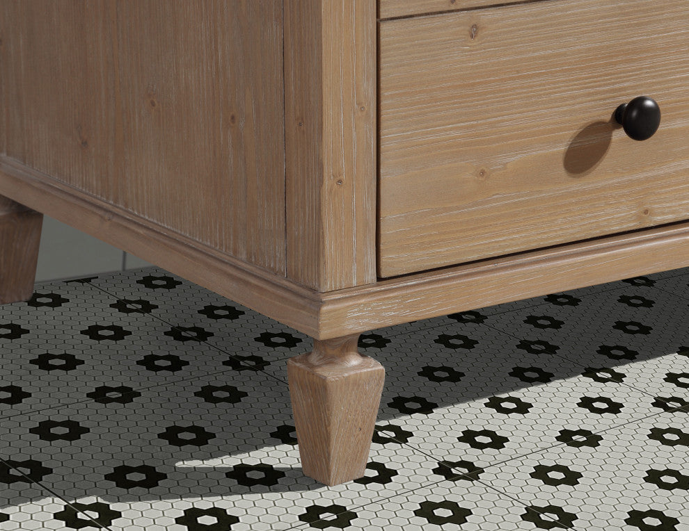 Ari Kitchen and Bath Annie 60" Single Bath Vanity Weathered Fir