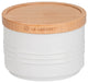 Le Creuset Stoneware Small Storage Jar With Wooden Lid, Cotton