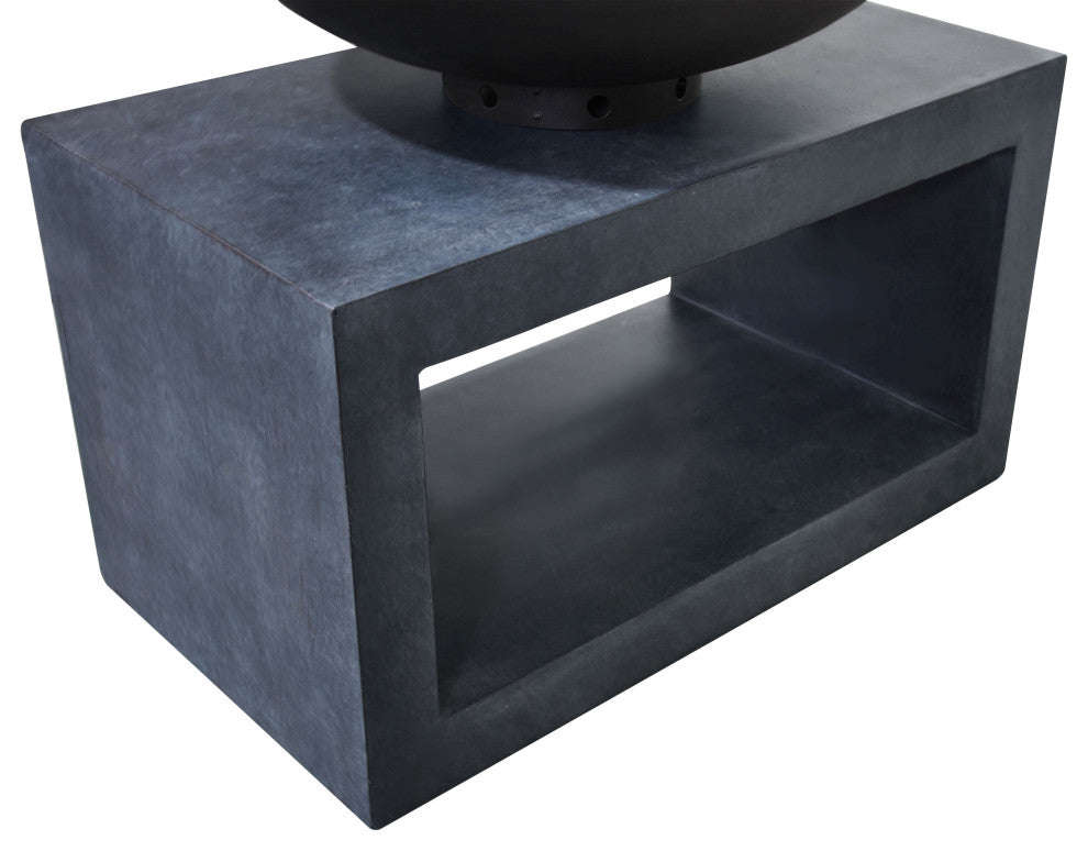 Astella Midas Fire Console, Gray Granite