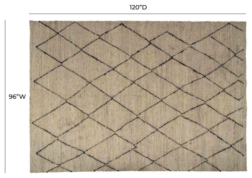 Crosshatch Natural 8'x10' Area Rug