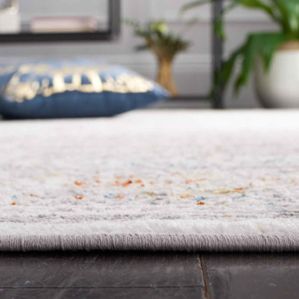 Safavieh Amelia Collection ALA239 Rug, Grey/Light Grey, 5'5"x7'7"