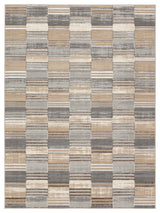 Label J Rhenium GLM04 Abstract Gray Area Rug, 4'3"x5'11"