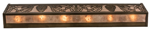 36"W Mountain Pine Vanity Light