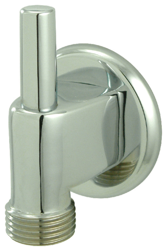 Showerscape Wall Mount Water Supply Elbow With Pin Wall Hook, Polished Chrome