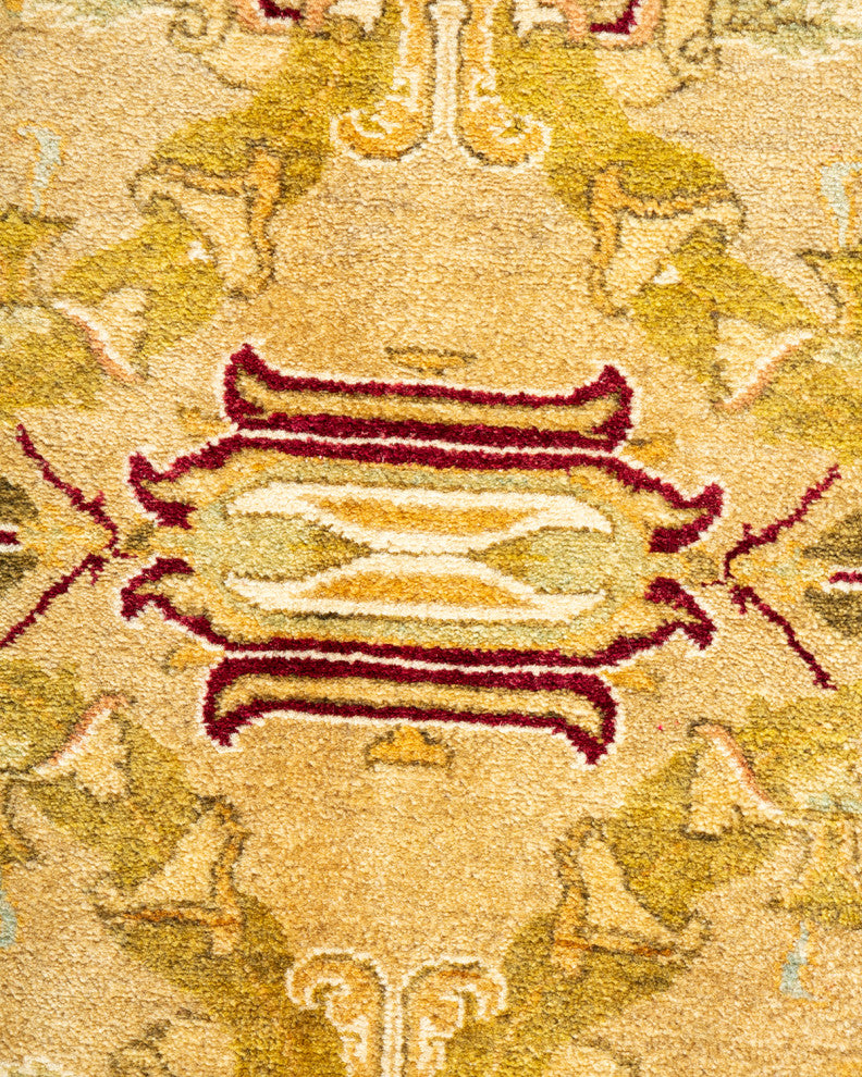 Mogul, One-of-a-Kind Hand-Knotted Area Rug Yellow, 8' 3" x 10' 4"
