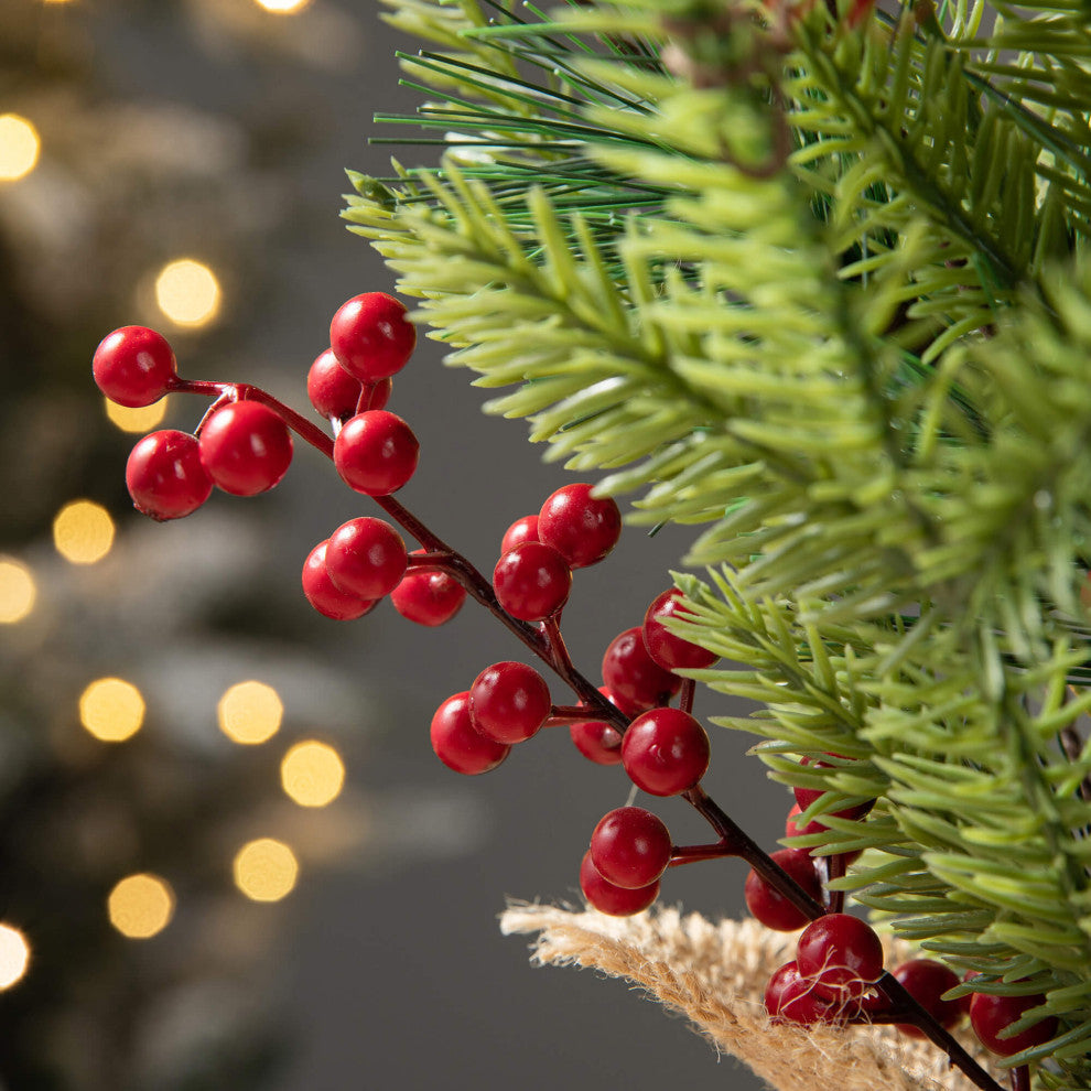 20"H Christmas Cardinal Table Tree Decor