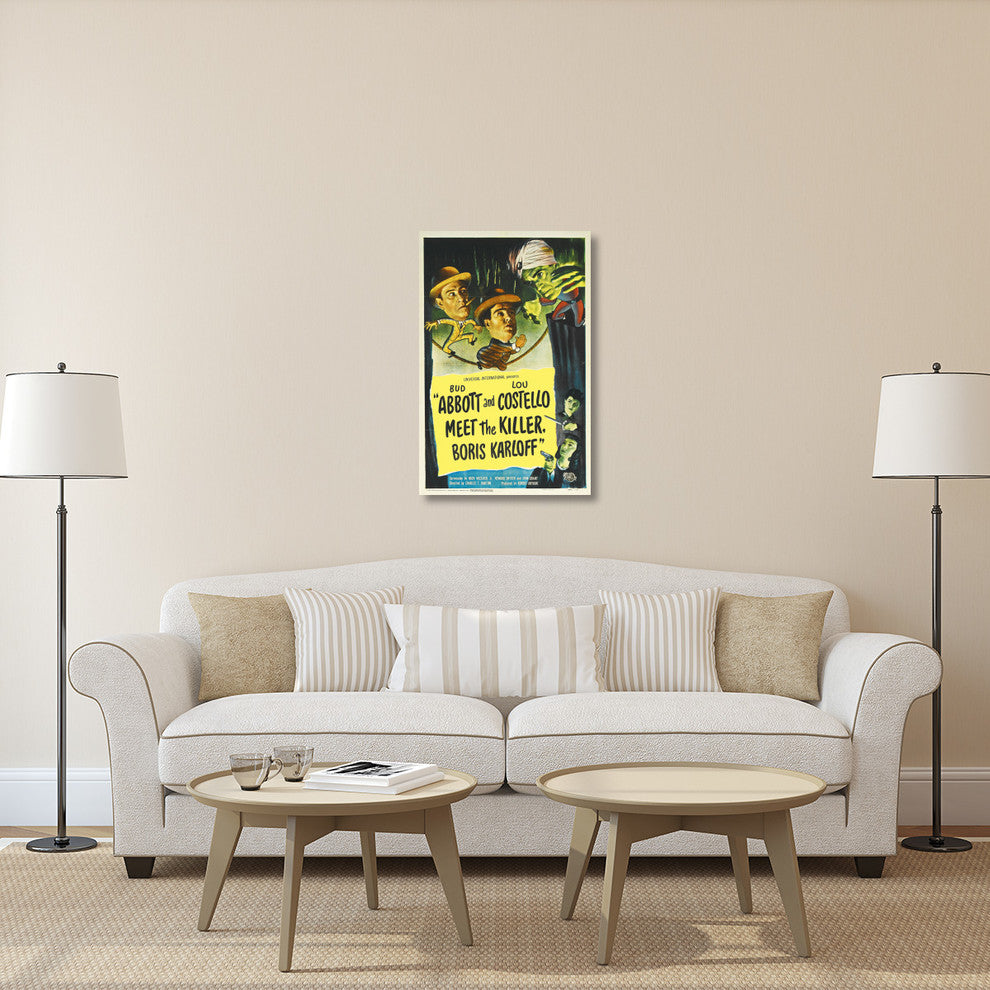 "Abbott & Costello - Meet The Killer" Canvas by Hollywood Photo Archive, 26x40"