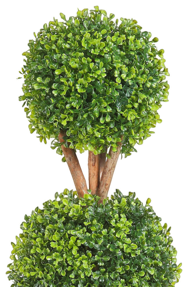VEVOR 4' Artificial Topiary Tree Faux Plant w/ Replaceable Leaves Home Decor