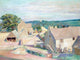 Tile Mural Landscape By Sir William Rothenstein, 6"x8", Glossy