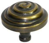 Spiral Front Knob, Large