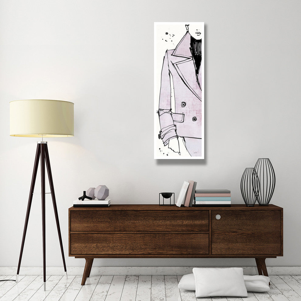 "Fashion Strokes V Pastel" Digital Paper Print by Anne Tavoletti, 20"x56"