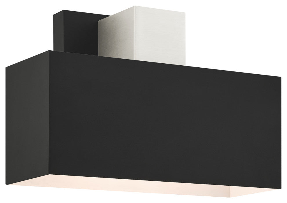 Black Contemporary, Refined Outdoor Wall Sconce