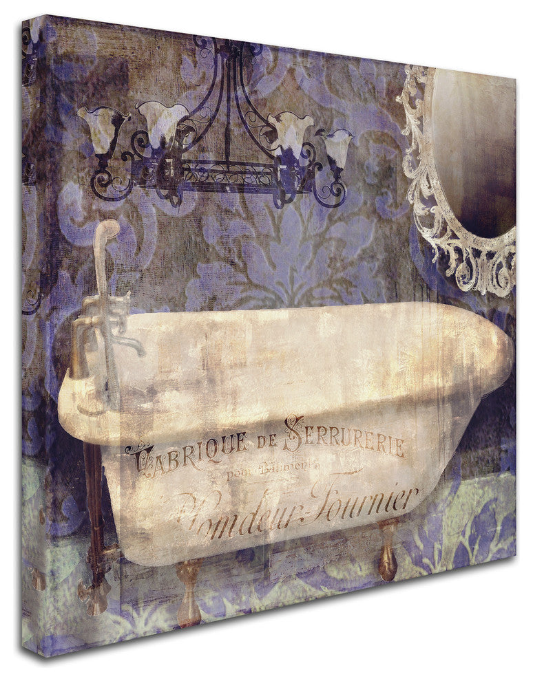 Color Bakery 'Le Bain Paris II' Canvas Art, 18"x18"