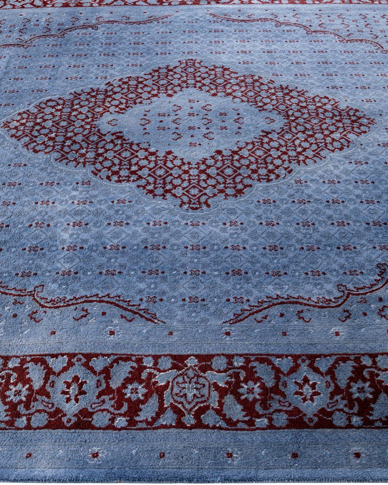 Fine Vibrance, One-of-a-Kind Hand-Knotted Area Rug Gray, 6'2"x9'4"