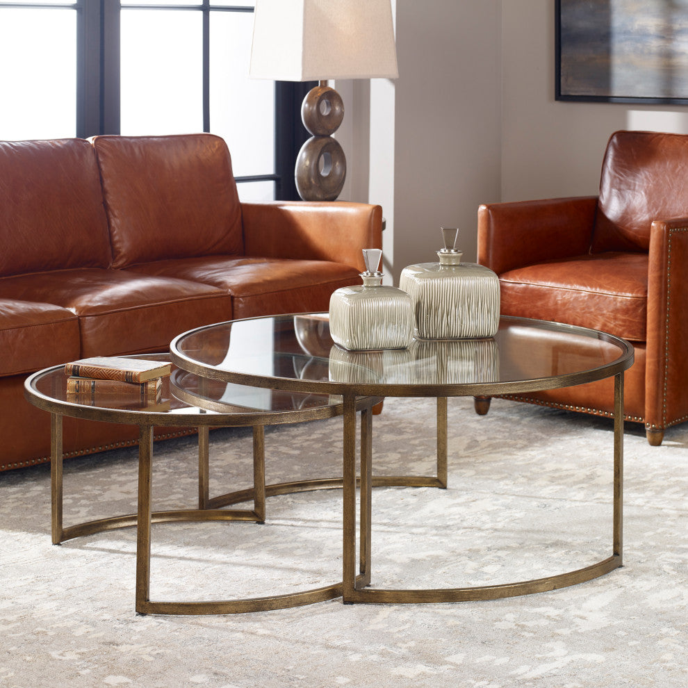 Uttermost Rhea Nested Coffee Tables, Set of 2