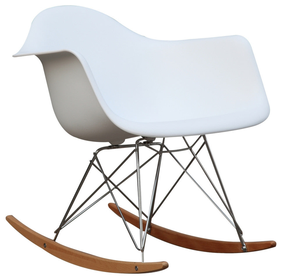 Modern Classics Rocker Arm Chair, White