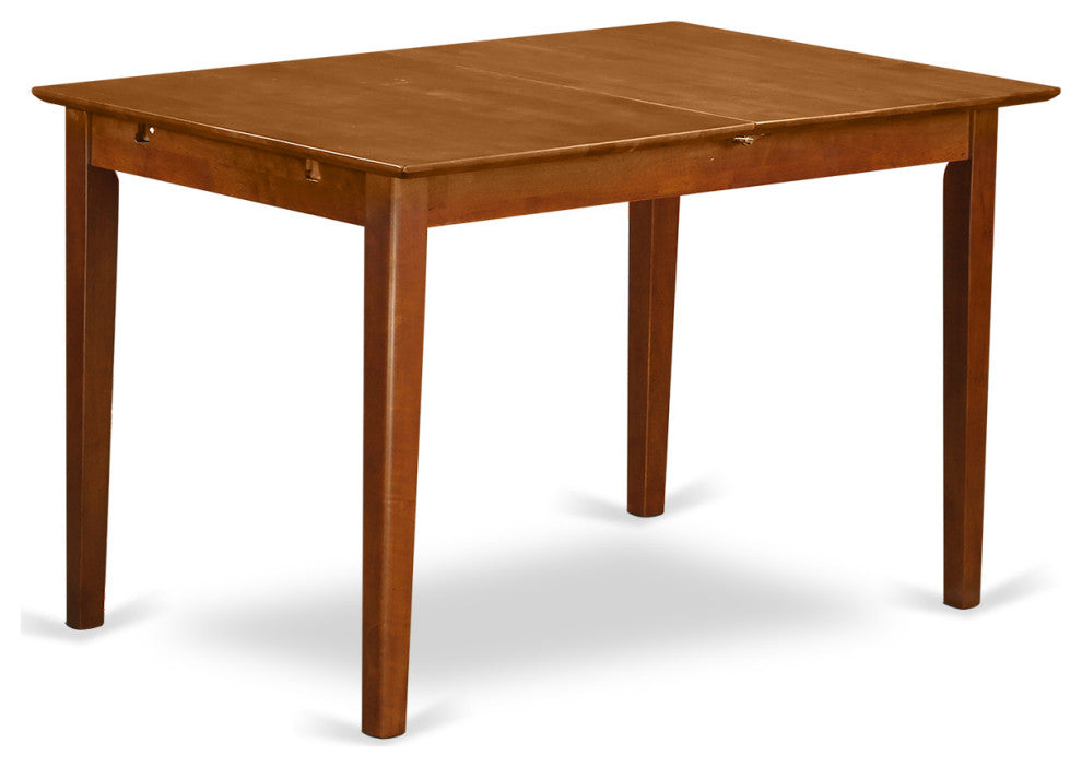 5 Pc Kitchen Table Set Table With Leaf And 4 Kitchen Chairs