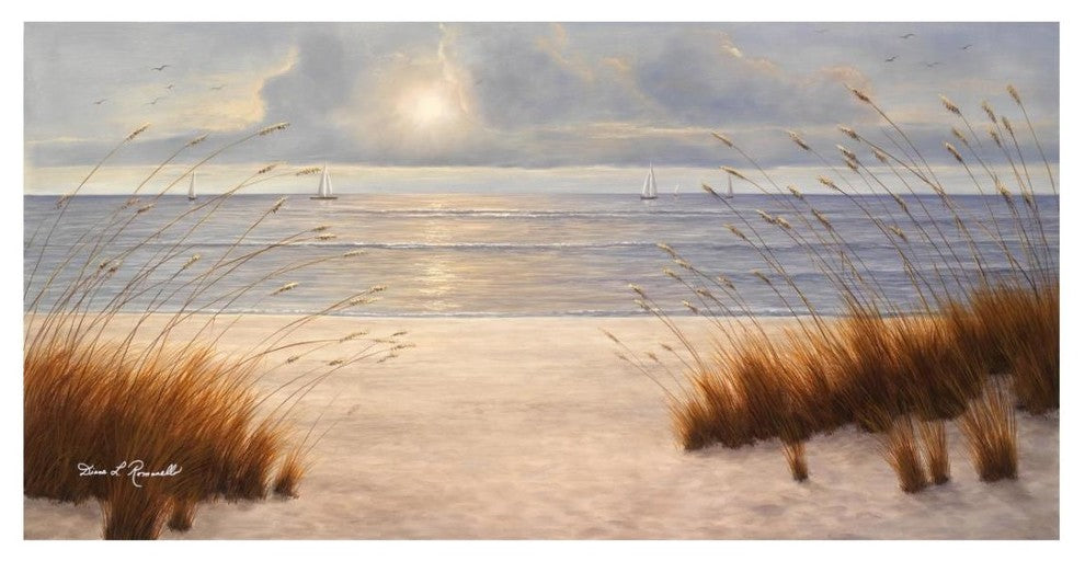 "Beach Days" Digital Paper Print by Diane Romanello, 26"x14"
