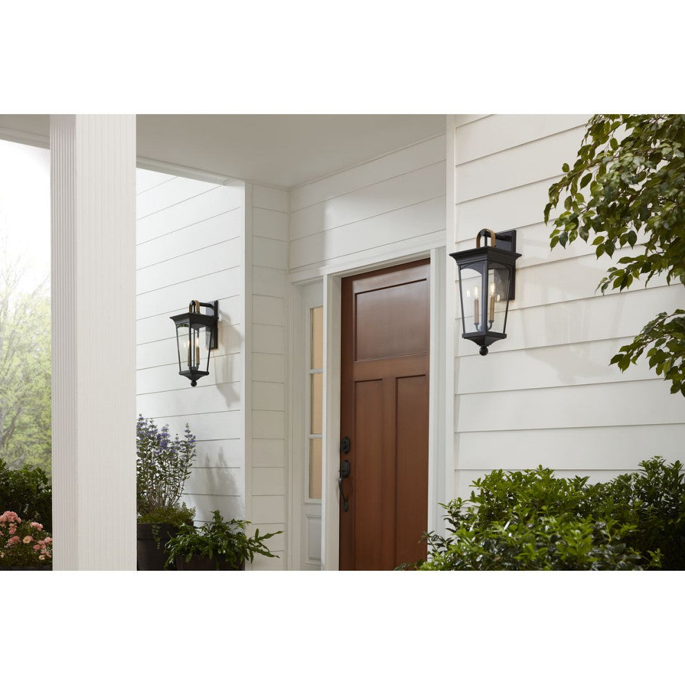 Chatsworth Collection Black 2-Light Medium Wall Lantern