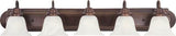 Maxim Essentials 5-Light Bath Vanity Oil Rubbed Bronze - 8015MROI