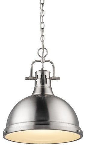 Golden Lighting Duncan Pendant, Pewter