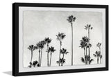"Palm Trees in CA" Framed Painting Print, 24"x16"