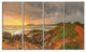"Rocky Romantic Sri Lanka Beach" Oversized Beach Wall Art, 4 Panels, 48"x28"