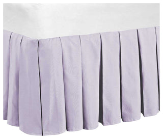 Classic 14" Dust Ruffle Bed Skirts, Lilac, 78" X 80"