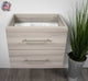 Napa 30" Modern Floating Bathroom Vanity With Round Handles Cabinet Only, Ash Gray
