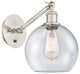 Innovations 317-1W-SN-G124-8-LED 1 Light Sconce, Brushed Satin Nickel