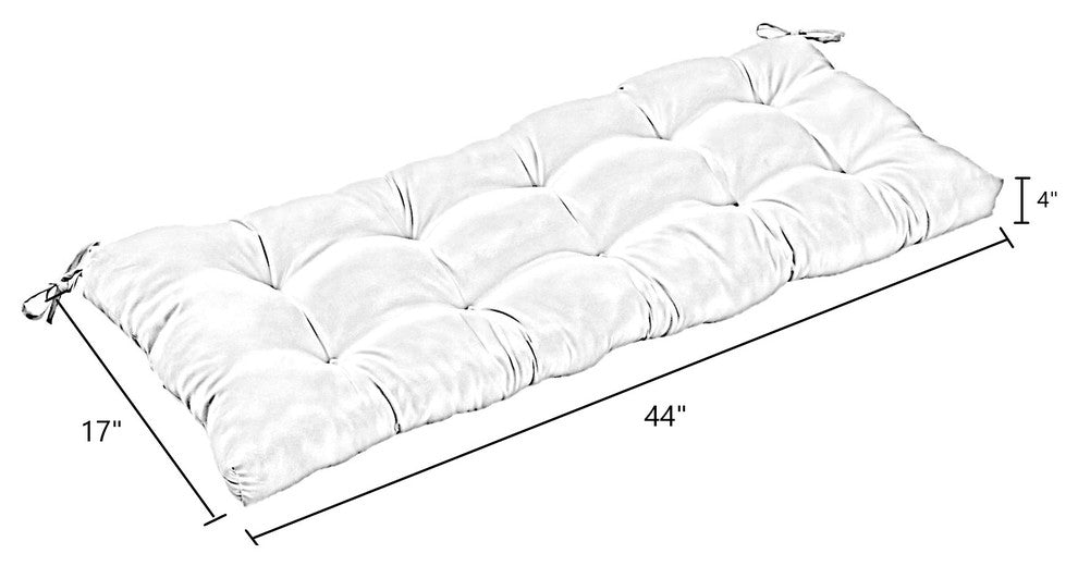Outdoor 44" Swing and Bench Cushion, Carnival Stripe