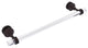 Pacific Grove 18" Shower Door Towel Bar with Dotted Accents, Antique Bronze