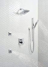Delta Ara Angular Monitor Valve Trim, 3-Setting Integrated Diverter, Chrome