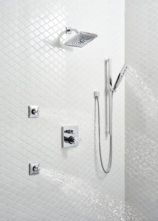 Delta Ara Angular Monitor Valve Trim, 3-Setting Integrated Diverter, Chrome
