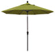 9' Bronze Auto-Tilt Crank Aluminum Umbrella, Pacifica, Ginkgo
