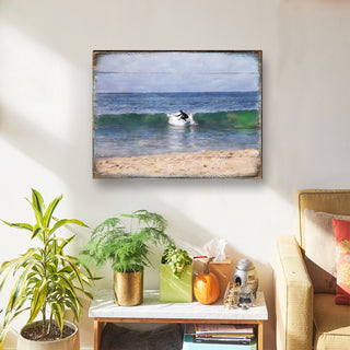 Decorative Pattern Wooden Block, 7"x5.5"