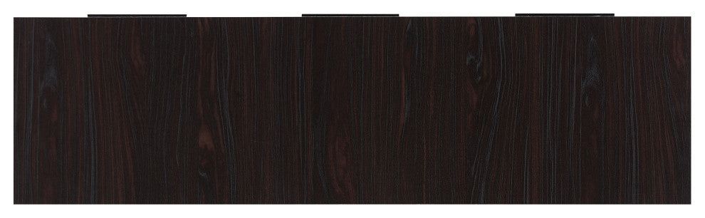 GDF Studio Emilia Mid Century Modern Finished Fiberboard Cabinet, Wenge