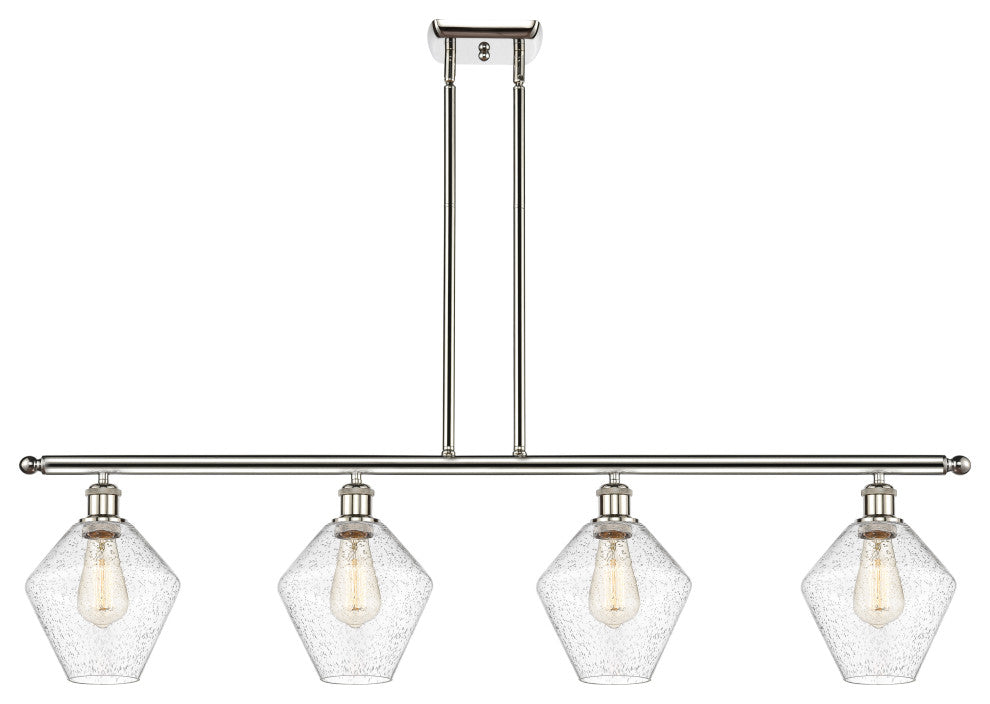 Innovations 516-4I-PN-G654-8-LED 4-Light Island Light, Polished Nickel