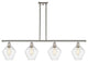 Innovations 516-4I-PN-G654-8-LED 4-Light Island Light, Polished Nickel