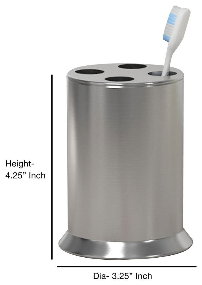 nu steel Newport Toothbrush Holder
