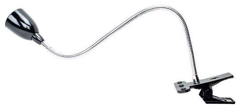 Newhouse Lighting NHCLP-LED-BLK Adjustable Gooseneck Clamp Lamp, 22", Black