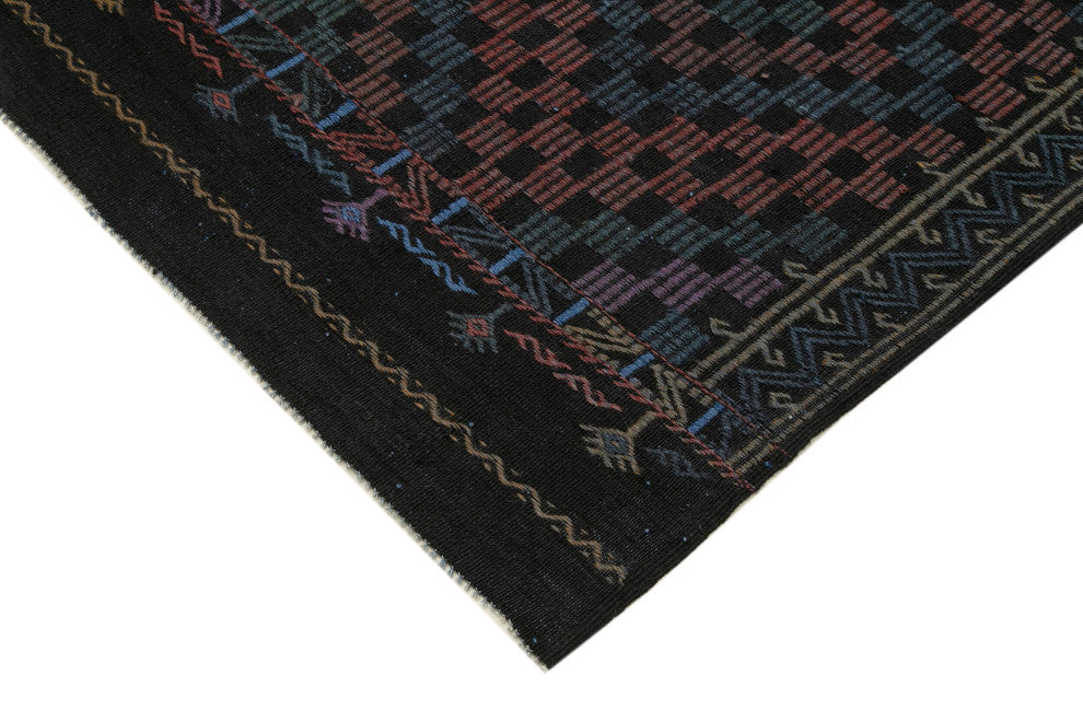 Rug N Carpet - Handwoven Anatolian 6' 8'' x 8' 7'' Antique Wool Kilim Rug