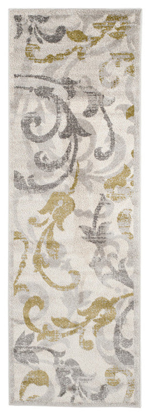 Safavieh Amherst Amt428E Outdoor Rug, Ivory/Light Gray, 6'0"x9'0"