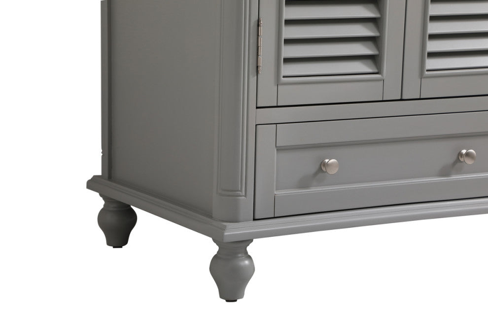 Home Living 30" Single Bathroom Vanity, Gray
